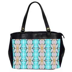 Seamless Wallpaper Pattern Ornament Oversize Office Handbag (2 Sides) by Pakrebo