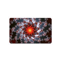 Fractal Spiral Rendering Curve Magnet (name Card) by Pakrebo