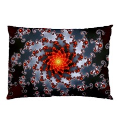 Fractal Spiral Rendering Curve Pillow Case by Pakrebo