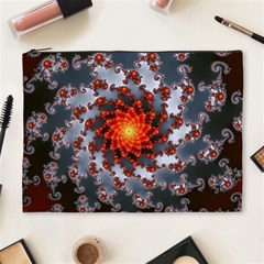 Fractal Spiral Rendering Curve Cosmetic Bag (xl) by Pakrebo