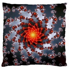 Fractal Spiral Rendering Curve Standard Flano Cushion Case (one Side) by Pakrebo