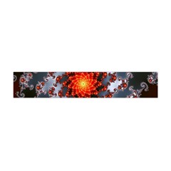 Fractal Spiral Rendering Curve Flano Scarf (mini) by Pakrebo