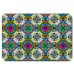 Seamless Pattern Decoration Large Doormat  by Pakrebo