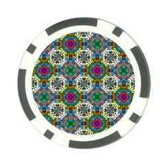 Seamless Pattern Decoration Poker Chip Card Guard by Pakrebo