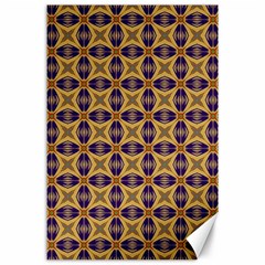 Seamless Wallpaper Pattern Ornament Vintage Canvas 24  X 36  by Pakrebo