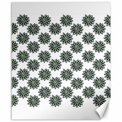 Graphic Pattern Flowers Canvas 8  X 10  by Pakrebo