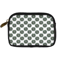 Graphic Pattern Flowers Digital Camera Leather Case by Pakrebo