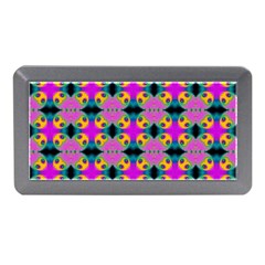 Seamless Wallpaper Pattern Ornament Pink Yellow Memory Card Reader (mini)