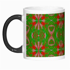 Seamless Wallpaper Digital Art Green Red Morph Mugs by Pakrebo