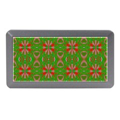 Seamless Wallpaper Digital Art Green Red Memory Card Reader (mini) by Pakrebo