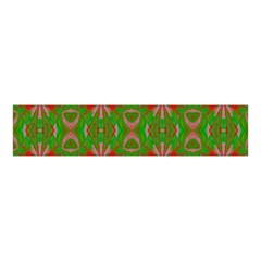 Seamless Wallpaper Digital Art Green Red Velvet Scrunchie by Pakrebo