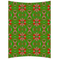 Seamless Wallpaper Digital Art Green Red Back Support Cushion by Pakrebo