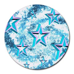 Stars Background Star Shiny Round Mousepads by Pakrebo