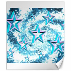 Stars Background Star Shiny Canvas 8  X 10  by Pakrebo