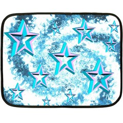 Stars Background Star Shiny Fleece Blanket (mini) by Pakrebo