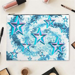 Stars Background Star Shiny Cosmetic Bag (xl) by Pakrebo