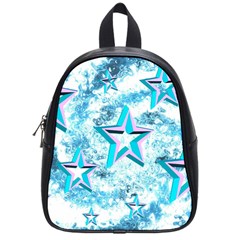 Stars Background Star Shiny School Bag (small) by Pakrebo