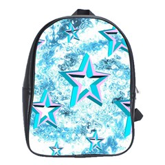 Stars Background Star Shiny School Bag (xl) by Pakrebo