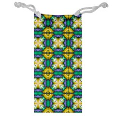 Seamless Wallpaper Pattern Symmetry Jewelry Bag by Pakrebo