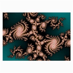 Fractal Pattern Abstraction Large Glasses Cloth (2 Sides) by Pakrebo