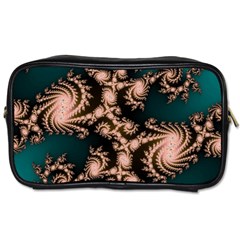 Fractal Pattern Abstraction Toiletries Bag (two Sides) by Pakrebo