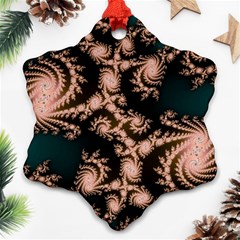 Fractal Pattern Abstraction Snowflake Ornament (two Sides) by Pakrebo