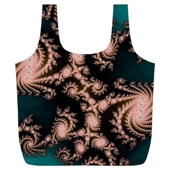 Fractal Pattern Abstraction Full Print Recycle Bag (XL)