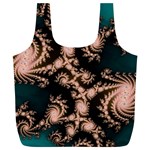 Fractal Pattern Abstraction Full Print Recycle Bag (XL) Back