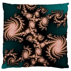 Fractal Pattern Abstraction Standard Flano Cushion Case (one Side) by Pakrebo