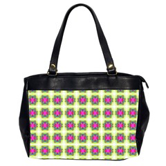 Seamless Geometric Blur Lines Oversize Office Handbag (2 Sides) by Pakrebo