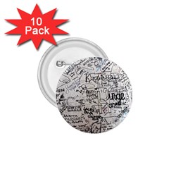 Messages Note Notitiebord Memo 1 75  Buttons (10 Pack) by Pakrebo