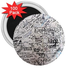 Messages Note Notitiebord Memo 3  Magnets (100 Pack) by Pakrebo