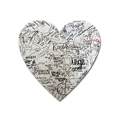 Messages Note Notitiebord Memo Heart Magnet by Pakrebo