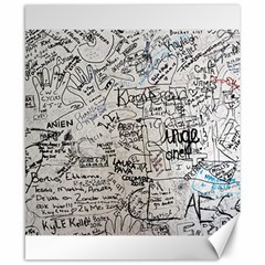 Messages Note Notitiebord Memo Canvas 8  X 10  by Pakrebo