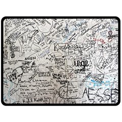 Messages Note Notitiebord Memo Fleece Blanket (large)  by Pakrebo