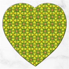 Seamless Wallpaper Pattern Ornament Jigsaw Puzzle (heart) by Pakrebo