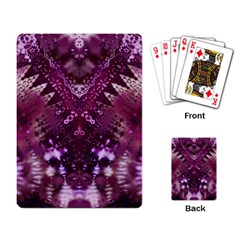 Pink Fractal Lace Playing Cards Single Design (rectangle) by KirstenStar