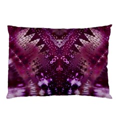 Pink Fractal Lace Pillow Case by KirstenStar