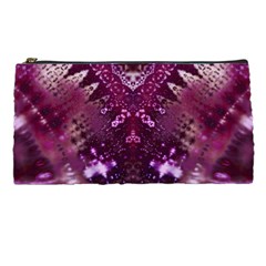 Pink Fractal Lace Pencil Cases by KirstenStar