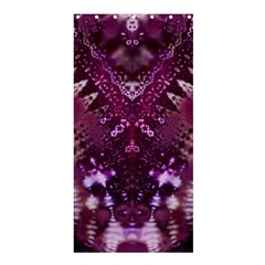 Pink Fractal Lace Shower Curtain 36  X 72  (stall)  by KirstenStar