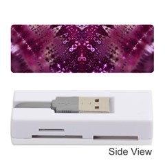 Pink Fractal Lace Memory Card Reader (stick) by KirstenStar