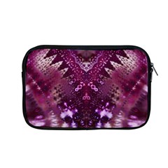 Pink Fractal Lace Apple Macbook Pro 13  Zipper Case by KirstenStar