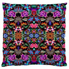 Rp-3-4 Large Flano Cushion Case (one Side) by ArtworkByPatrick