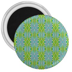 Seamless Pattern Ornament Design 3  Magnets by Pakrebo