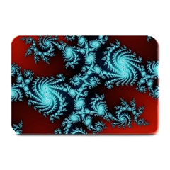 Fractal Spiral Abstract Pattern Art Plate Mats by Pakrebo