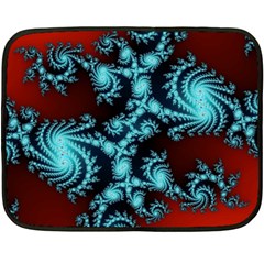 Fractal Spiral Abstract Pattern Art Fleece Blanket (mini) by Pakrebo