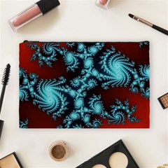 Fractal Spiral Abstract Pattern Art Cosmetic Bag (large) by Pakrebo