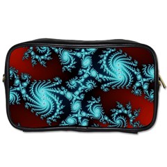 Fractal Spiral Abstract Pattern Art Toiletries Bag (one Side) by Pakrebo