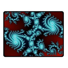 Fractal Spiral Abstract Pattern Art Fleece Blanket (small) by Pakrebo