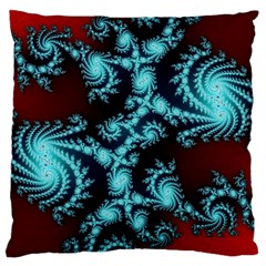 Fractal Spiral Abstract Pattern Art Standard Flano Cushion Case (one Side) by Pakrebo